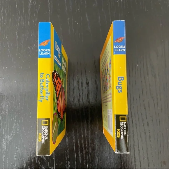 National Geographic Kids Look & Learn Books - Caterpillar to Butterfly and Bugs - Picture 3 of 8